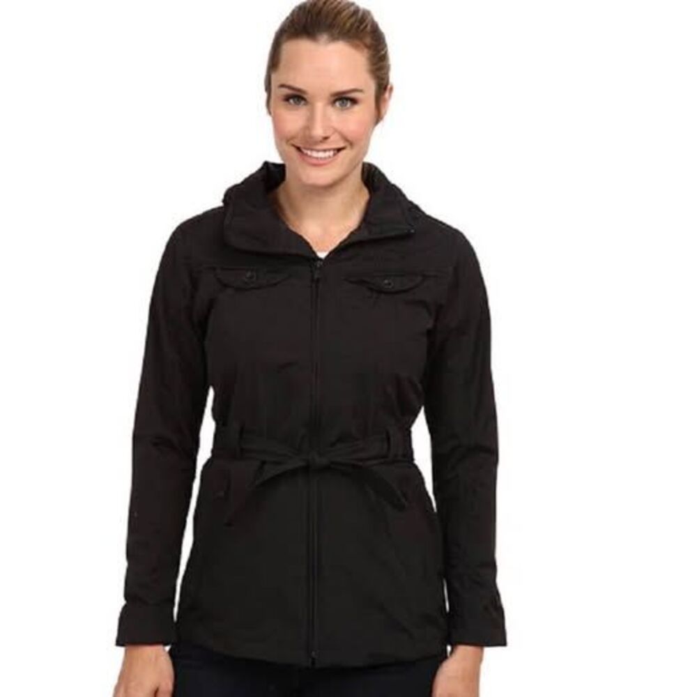 North Face Belted  Rain Trench Style Coat Size Small